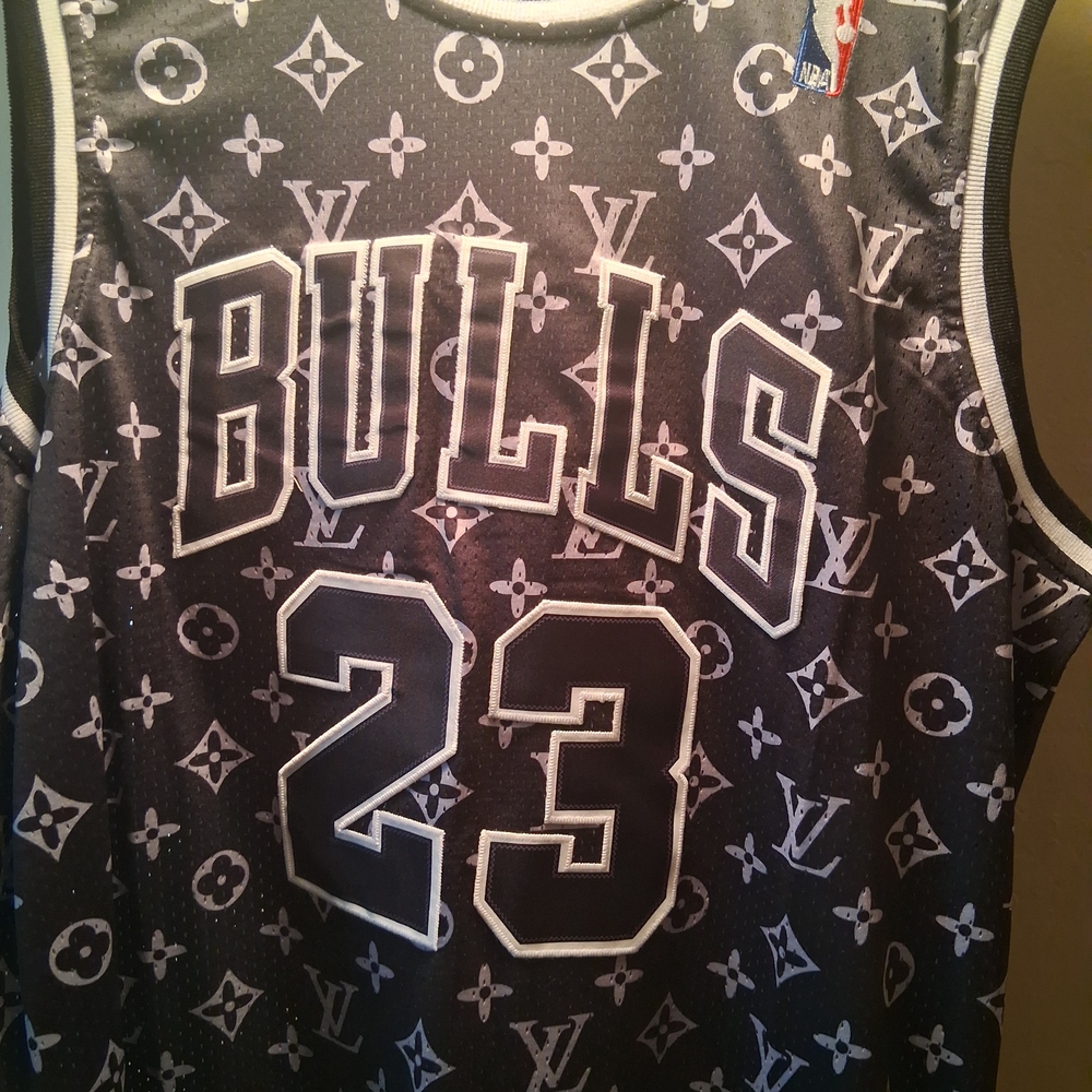 Mitchell & Ness Black and White Michael Jordan Jersey
